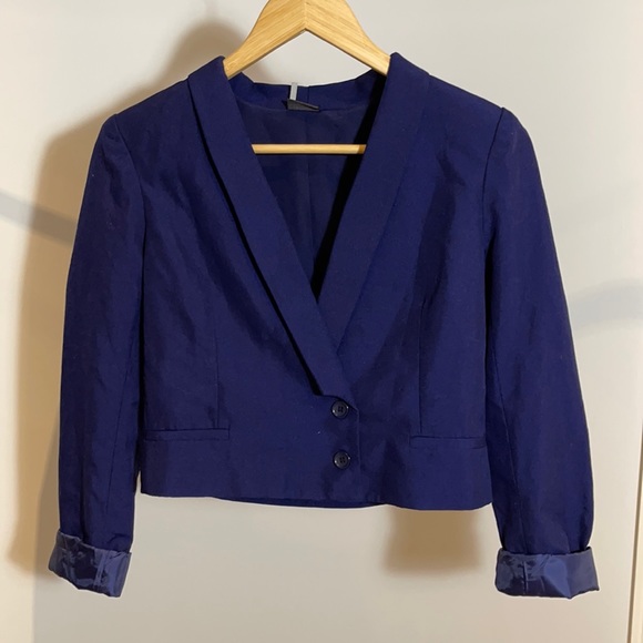 Urban Outfitters Sparkle & Fade Cropped Blazer